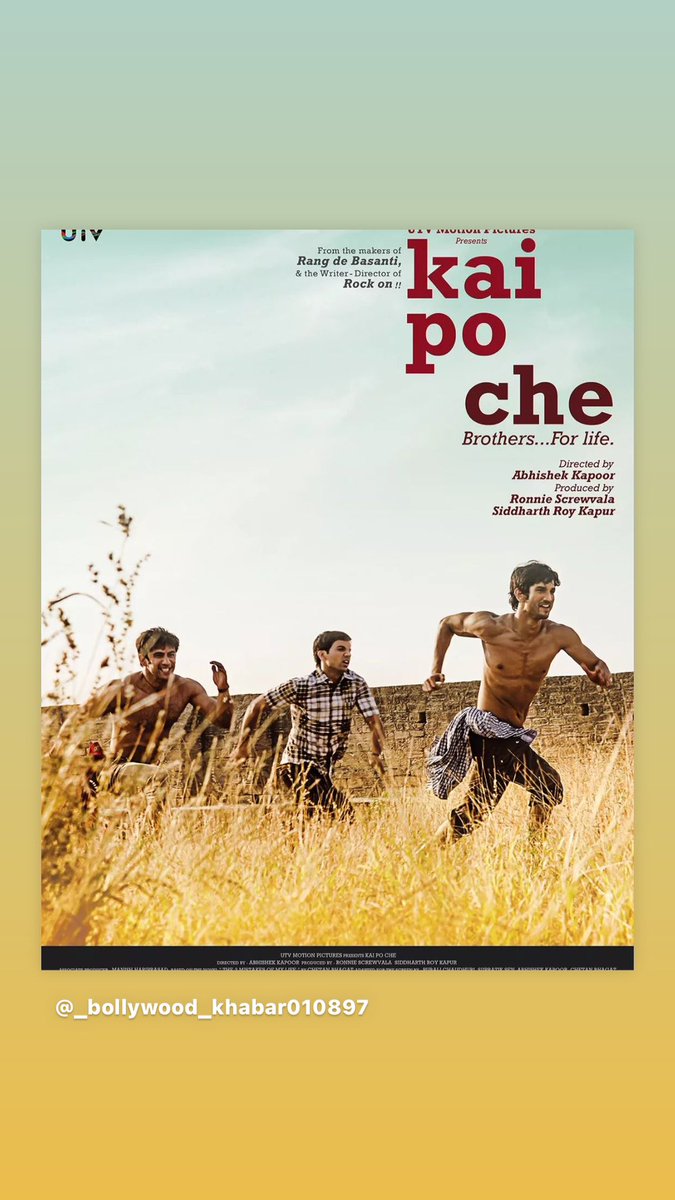 Abhishekapoor's tweet photo. Wen a movie hits a decade &amp; still finds a place in people’s hearts it gets termed a Classic I had the good fortune 2 work with some of the most exceptional actors @itsSSR @RajkummarRao , #amitsadh #manavkaul #amritapuri Thank u from the bottom of my heart ❤️🙏🏼#10yearsofkaipoche https://t.co/GbU8AX4agV