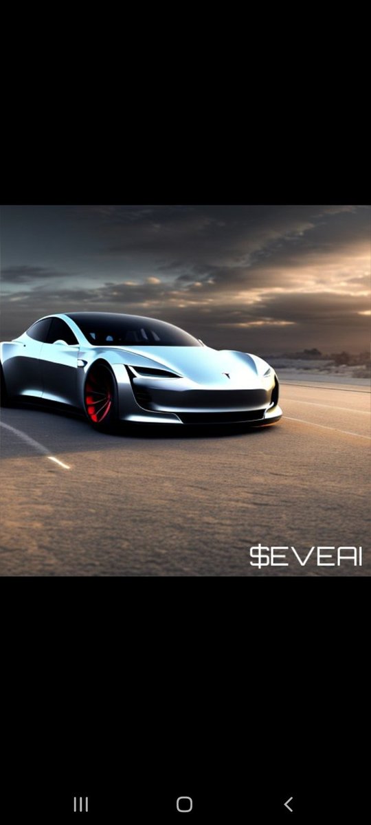 the_diviner_btc's tweet photo. @Tesla I made this concept tesla car with the amazing tech of @_EveAI I hope you like it https://t.co/cwLQhs0S9o
