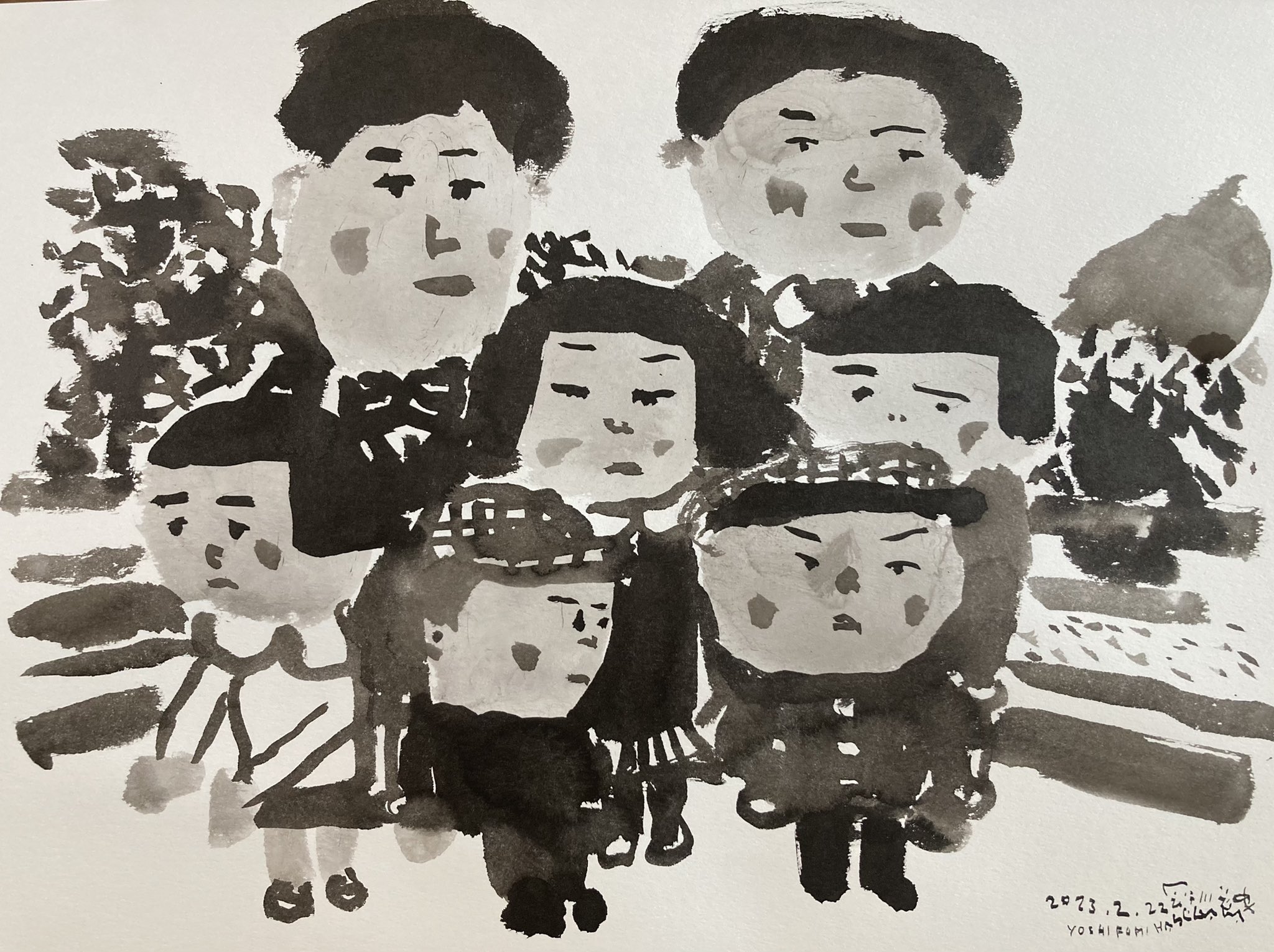 売切り特価 希少 長谷川義史 絵本 絵画 イラスト 原画 - 通販