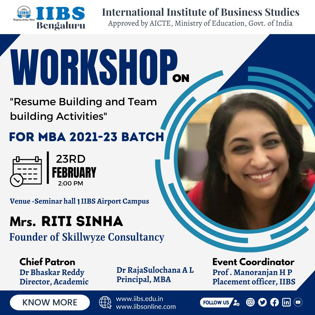 IIBS Business School tweet media