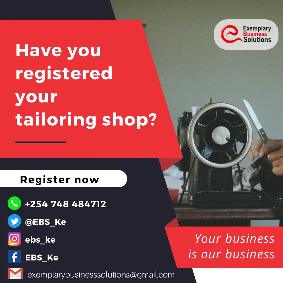 EBS_Ke's tweet photo. Who needs a spy organization when you can register your tailor shop &amp; become a Kingsman? 😂

But really, registering your shop gives you the legal protection &amp; resources to serve clients with the extreme professionalism &amp; quality. 

Register today!
#smallbusiness #Entrepreneur https://t.co/Lm55ORlJ4D