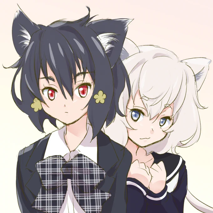 ネコ絵って思ったほど描いてないなぁ思ったけど1枚めもネコモチーフだったあと4枚めはジャガーとタイガーでネコ科だし問題ないね#猫の日 