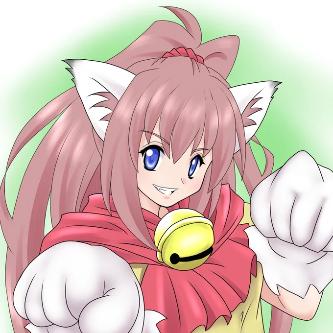 ネコ絵って思ったほど描いてないなぁ思ったけど1枚めもネコモチーフだったあと4枚めはジャガーとタイガーでネコ科だし問題ないね#猫の日 