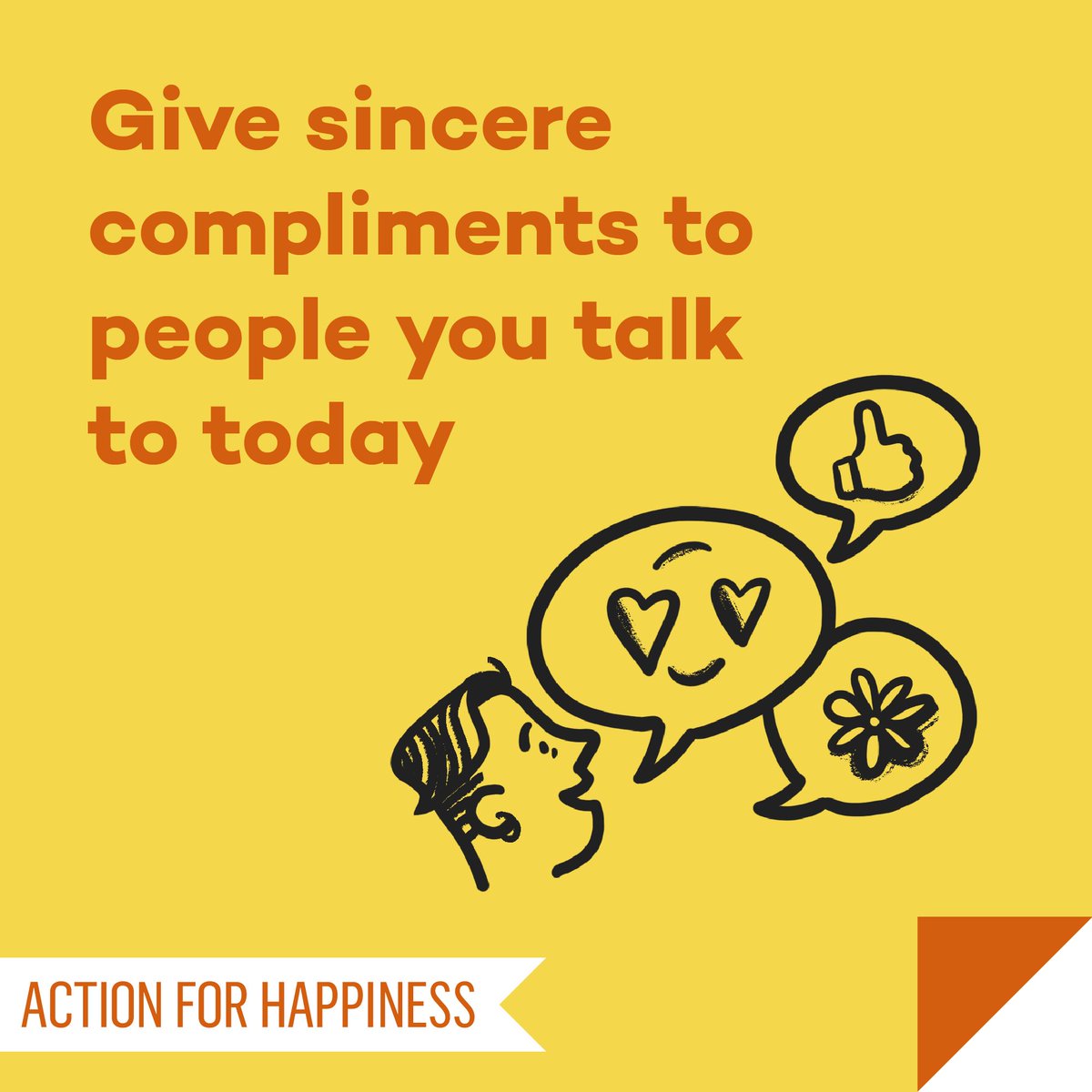 Action for Happiness tweet media