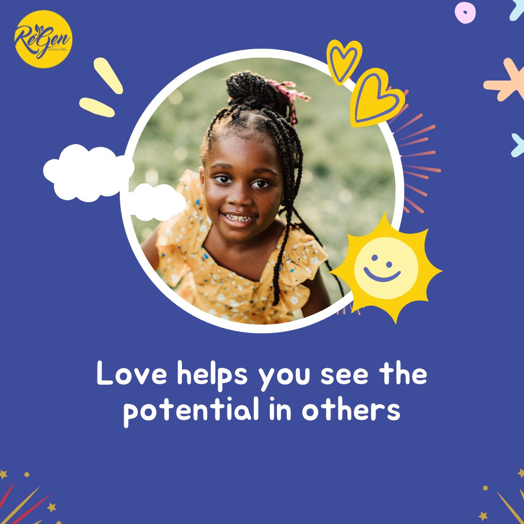 It is this love we have in our hearts at Regen Foundation that fuels our belief that every child has potential.

Help us help less privileged children reach their full potential by providing them with access to education and basic amenities. 
#childrenfoundation #regenfoundation