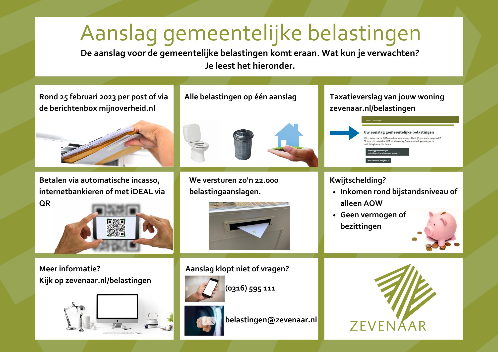 Gemeente Zevenaar on Twitter "Belastingen Deze week vallen de