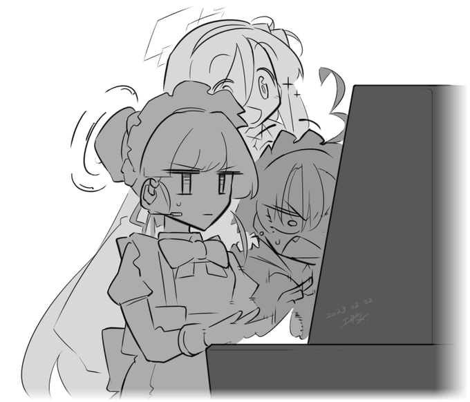 ヘイロー忘れんでもアホ毛忘れてたわね… 