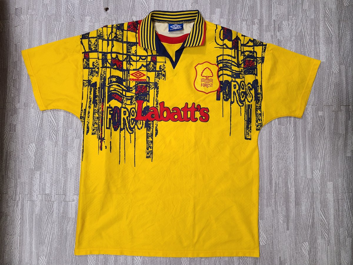cheeno007's tweet photo. Will be putting these shirts for sale soon too.

1. Nottingham Forest Away 95-97 (XL) -  £100
2. Fulham Home 01-02  (XL) - £140
3. Carlisle Home 95-96 (L) - £80
4. Middlesbrough Away 94-95 (L?) - £120

Includes UK delivery. DM if interested. https://t.co/BTjchRMsQp