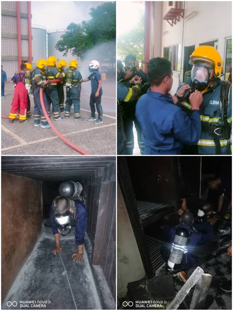22 Feb 23; Latihan melawan kebakaran selesai di laksanakan di rumah asap bomba <a href="/Mawilla_1/">MAWILLA 1</a> . Terima kasih kepada  tenaga pengajar yang sudi berkongsi ilmu dan pengalaman.

’No Pain, No Gain’

#VenomCrew3511
<a href="/tldm_rasmi/">Royal Malaysian Navy</a>