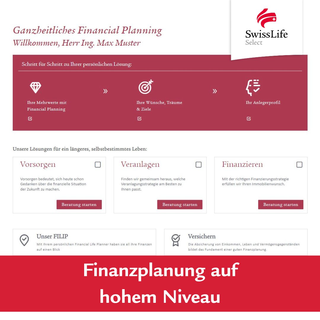 godlike_at's tweet photo. Unsere Financial Plattform unterstützt unsere Expertinnen und Experten dabei, deine Ziele darzustellen und in eine ganzheitliche Finanzplanung zu verwandeln. Ist deine Neugier geweckt? 👉 https://t.co/InWYp4lVjm

#SwissLifeSelectAT #Selbstbestimmt https://t.co/poo2VeQVMM