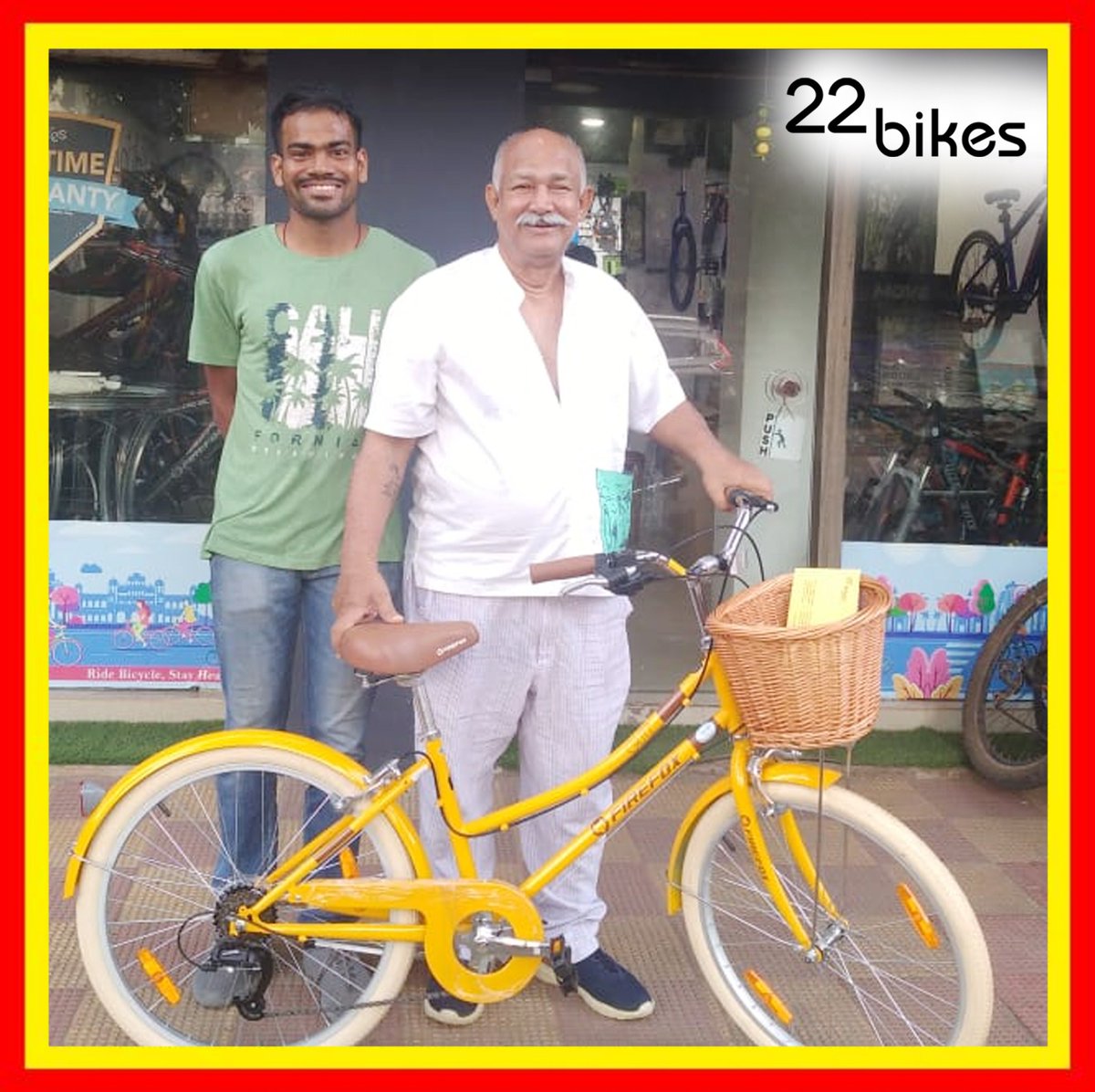 22_bikes's tweet photo. Congrats young cyclist for your all new Firefox Glitz. Woos You With Elegance. Unmatched comfort and style that makes heads turn wherever you go.
#Glitz #Firefox #Firefoxbike #Firefoxbikes #22bikes #22bike #22bicycle #22cycle #22cycles #Glitzz #Firefoxglitz https://t.co/oczh7lgMBF