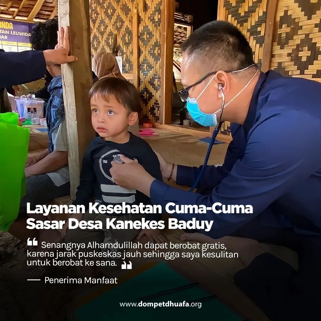 dompetdhuafaorg's tweet photo. 1. "Senangnya Alhamdulillah dapat obat gratis karena jarak puskesmas jauh, sehingga kesulitan untuk berobat ke sana" Salah satu penerima manfaat layanan kesehatan cuma-cuma (LKC) sasar Desa Kanekes Baduy. https://t.co/WzPThsgafc