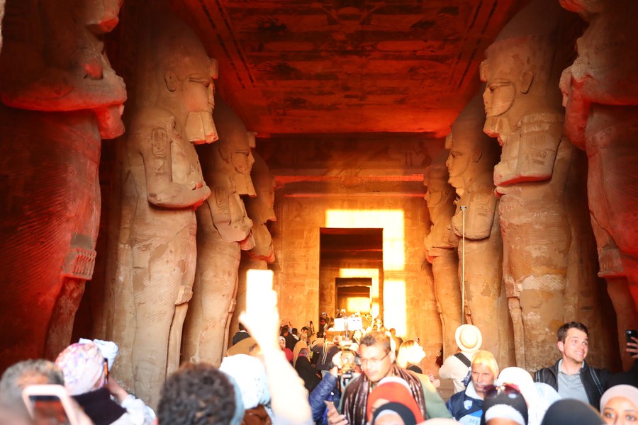 toursportal's tweet image. For several hours, #AbuSimbeltemples were transformed into a vibrant hub of festivities. From contemporary to traditional celebrations, the festival commemorated the sun's alignment, casting its radiant rays directly onto the most revered deities!! 
#EgyptToursPortal #EgyptEvent