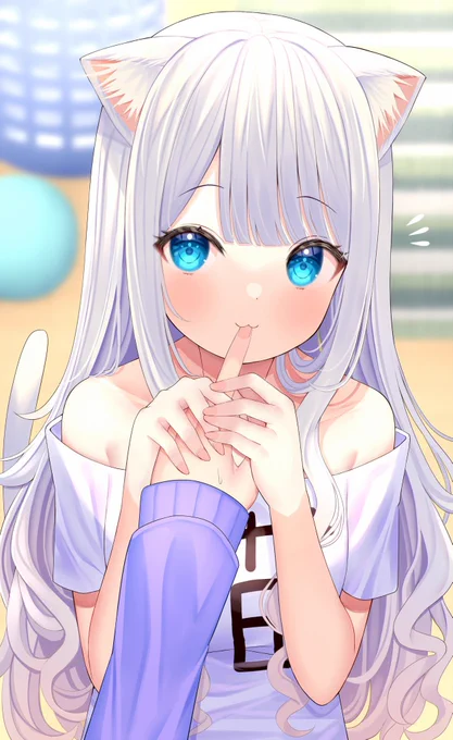 甘噛み猫ちゃん#猫の日 