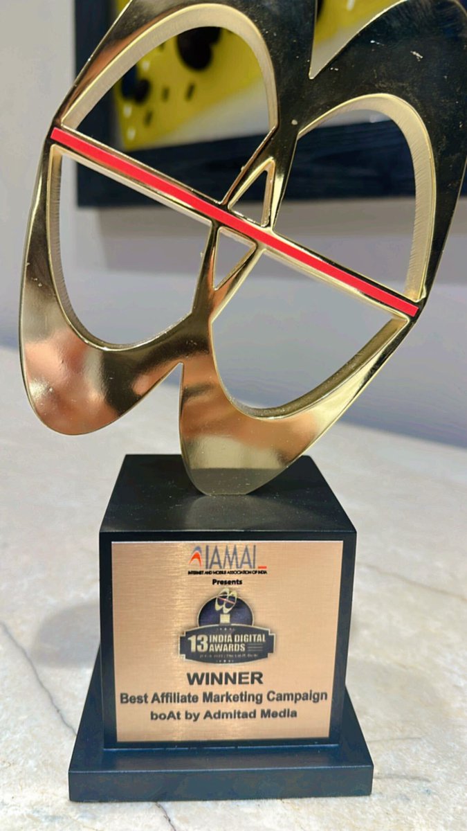 🏆🏆🏆Congrats to our Mitgo India team for winning the <a href="/IAMAIForum/">IAMAI</a> digital award as the best affiliate marketing campaign!
🔥🔥🔥 We are super proud of you <a href="/nehakulwal/">Neha Kulwal</a>  Rakshit Ahuja, well deserved! 
#Mitgo #Admitad #boAt #IndiaDigitalAwards #winners #achievement