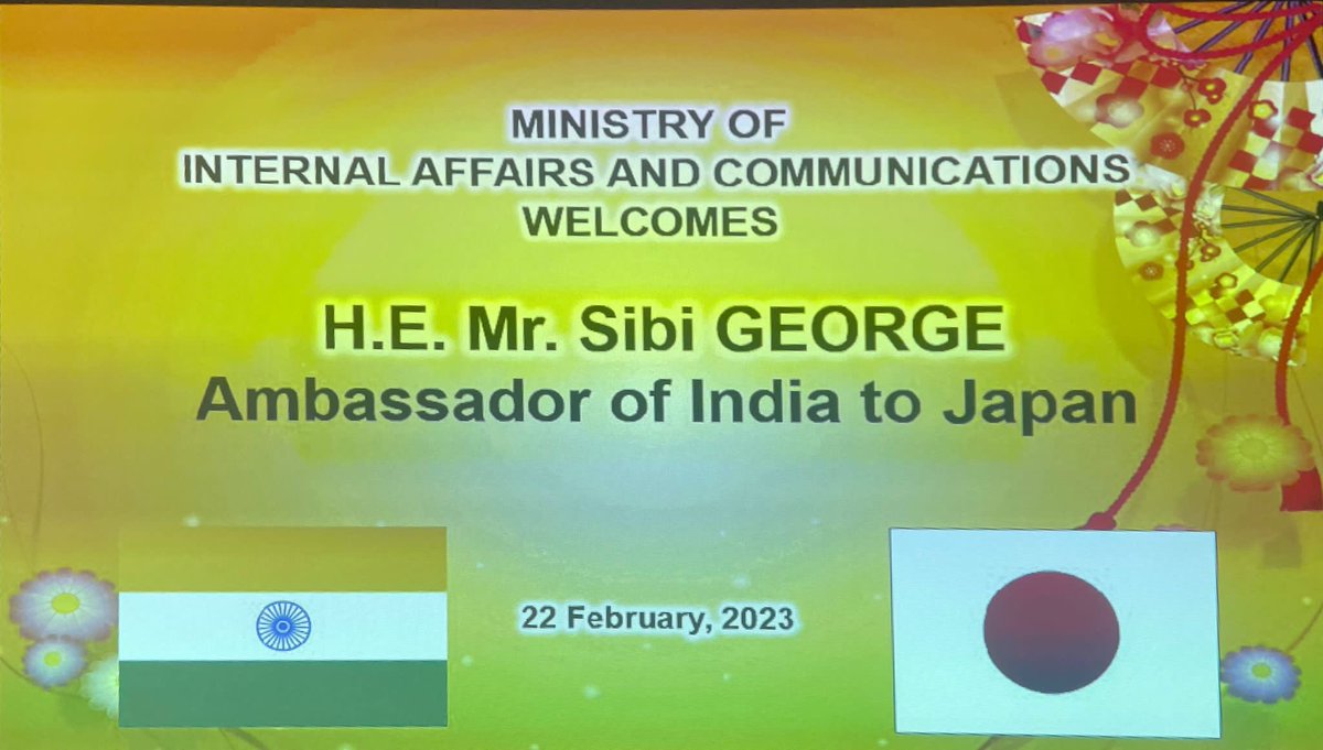 India In Osaka on Twitter "RT IndianEmbTokyo Ambassador