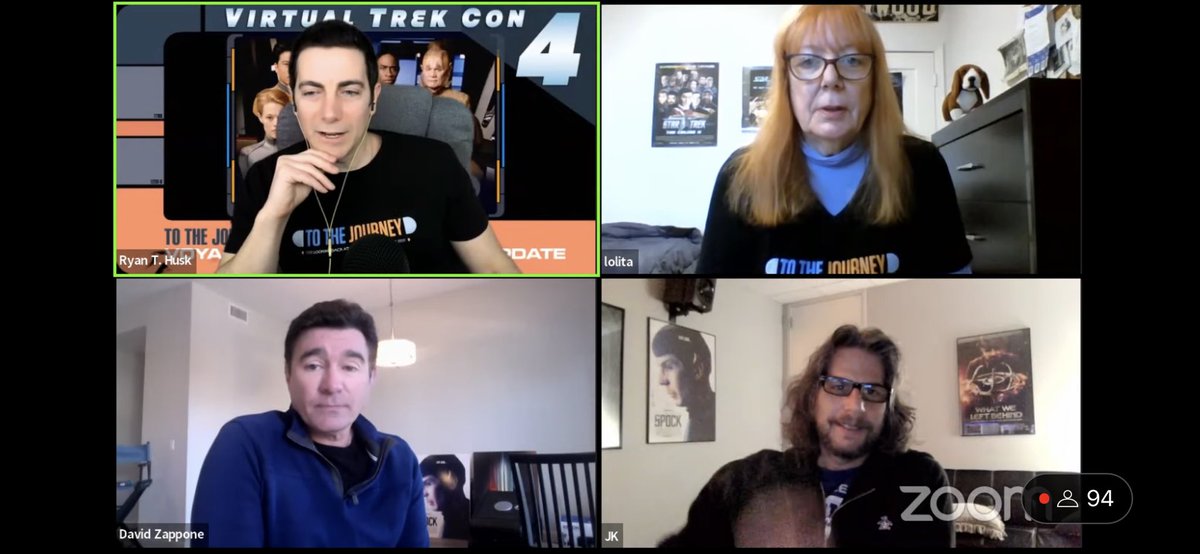 1TrekFan's tweet photo. Great to get a live update from @voydocumentary during @VirtualTrekCon #VTC4 on Monday! Nice to hear that editing is proceeding well and to learn all filming will be completed at the end of this year’s cruise (which I won’t be on sadly). #ToTheJourney ! https://t.co/FbYqy3a8VB