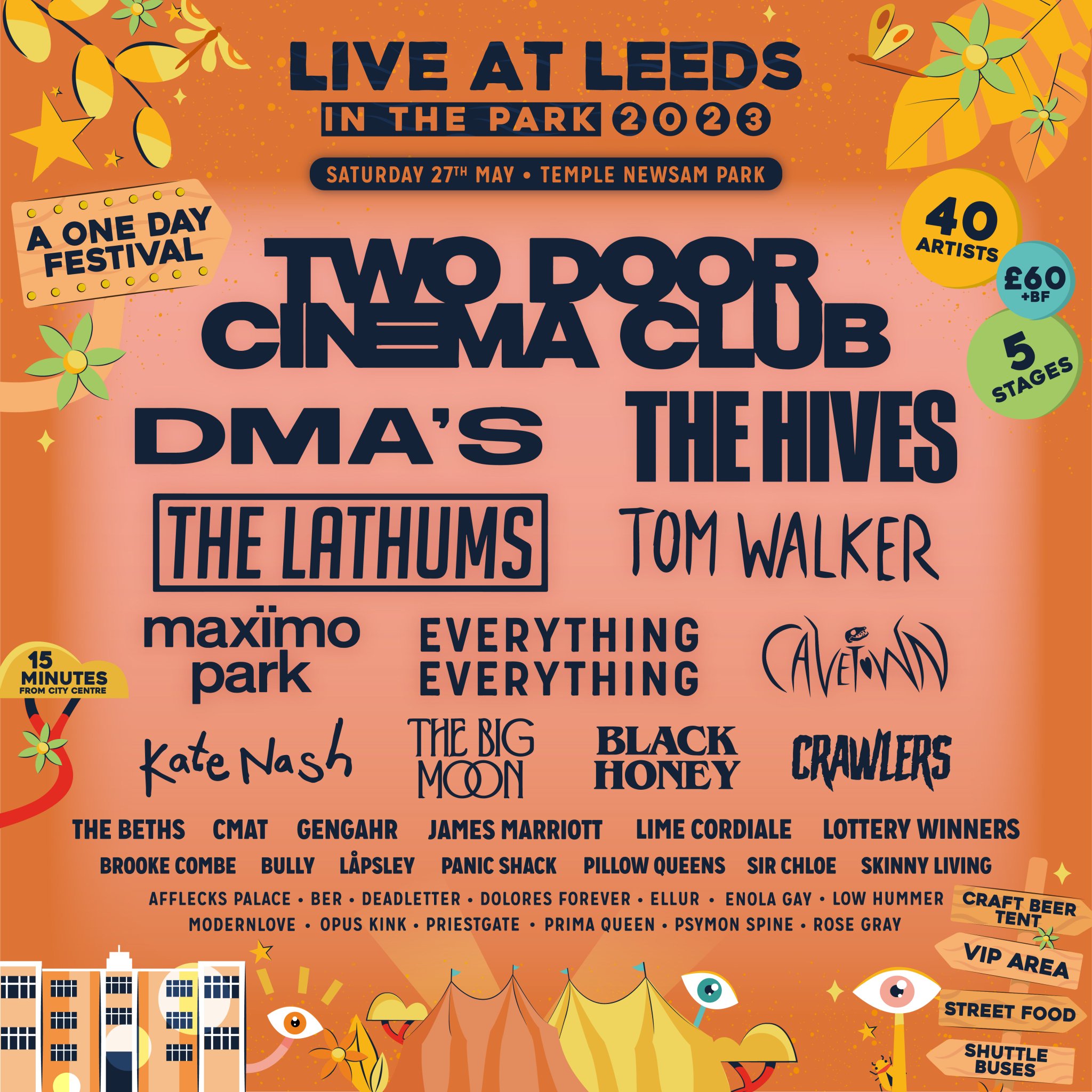 Live at Leeds on Twitter "The final artists are here and your full