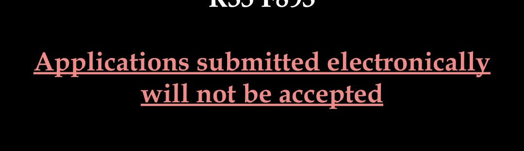 A role for an IT technical officer in Offaly County Council doesn't accept email applications. You have to post your CV to them.