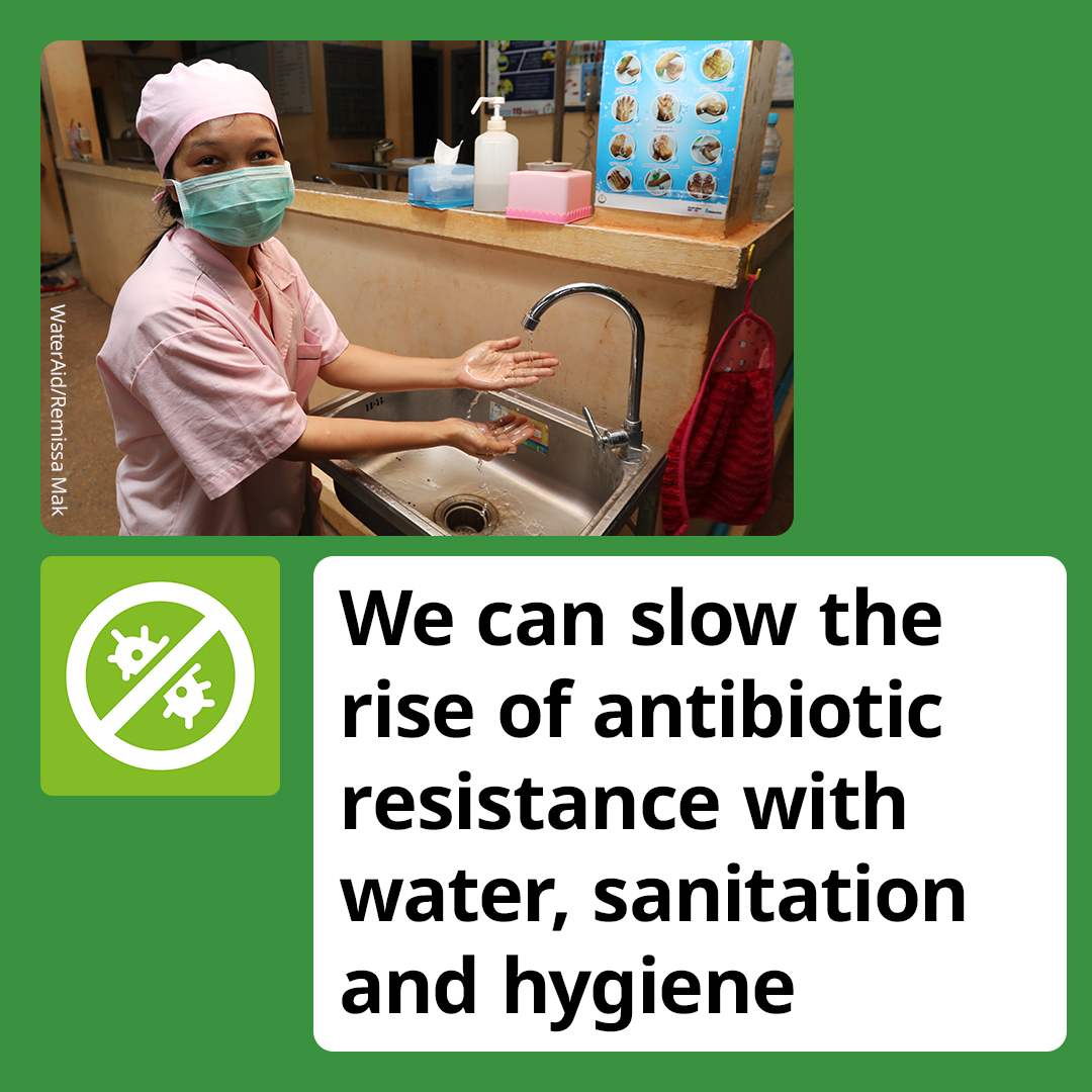 Clean water, sanitation and hygiene can:

💊 decrease the demand for antibiotics
🔗 break the chain of infection
🦠 stop superbugs spreading

Download the latest report from <a href="/WASH_APPG/">APPG WASH</a> and @APPGantibiotics to find out more ➡️ fal.cn/3w2Xw

#PreventionFirst