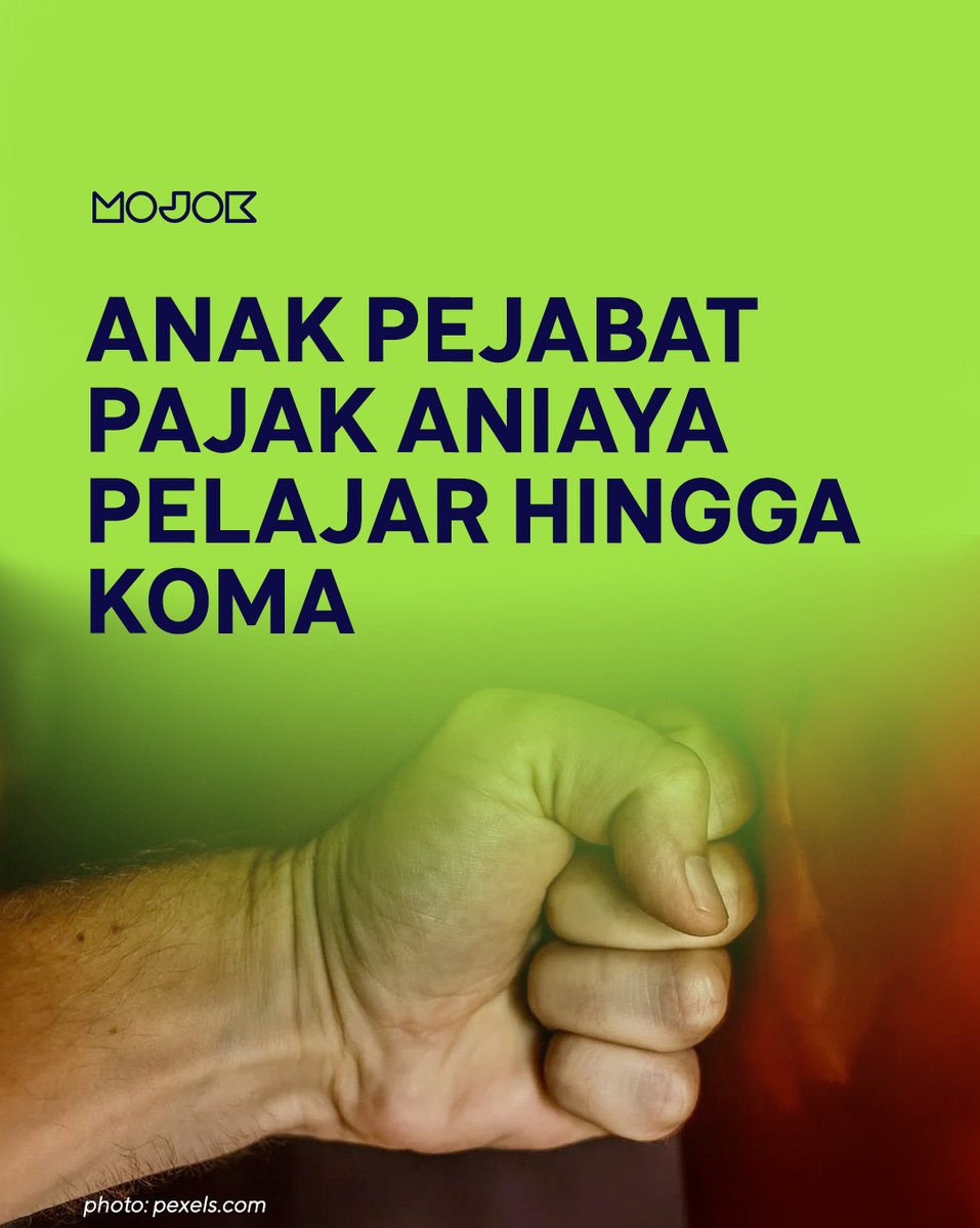 mojokdotco's tweet photo. Penganiayaan ini terjadi pada Senin (20/2). David yang menjadi korban saat ini masih koma dan dirawat intensif di ICU. Polisi masih mendalami kasus ini sementara pelaku, Mario Dandy Satrio, sudah ditetapkan sebagai tersangka dan ditahan. #TandaSeru https://t.co/mLiF4MyI9n