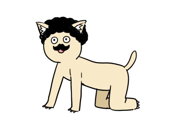 むかし描いたねこの絵あった#wataten 