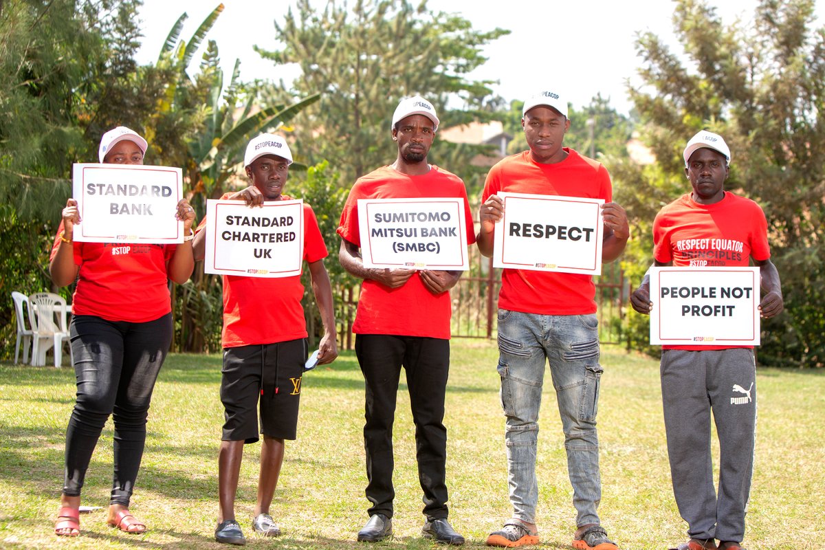 Youth For Green Communities (YGC). (@ygcuganda) on Twitter photo <a href="/richardmatey1/">Richard Matey</a> <a href="/hon_nabuyanda/">City Lawyer.</a> <a href="/HNsimiire/">Hildah Nsimiire</a> <a href="/Ayesigabrian_AY/">Aye😊</a> . The question of the day remains: WHICH SIDE ARE YOU?
24 banks have withdrawn funding, WHY ARE YOU NOT? #StopEACOP <a href="/stopEACOP/">StopEACOP</a> <a href="/GreengrantsFund/">Global Greengrants</a> <a href="/vanessa_vash/">Vanessa Nakate</a> <a href="/NakabuyeHildaF/">Nakabuye Hilda F.</a> <a href="/NakoraP/">Nakora Patricia</a> <a href="/princepapa1/">Prince Papa</a> <a href="/ZakiMamdoo/">Zaki Mamdoo</a> <a href="/om/">OM</a> <a href="/richardmatey1/">Richard Matey</a> <a href="/hon_nabuyanda/">City Lawyer.</a> <a href="/HNsimiire/">Hildah Nsimiire</a> <a href="/Ayesigabrian_AY/">Aye😊</a> . The question of the day remains: WHICH SIDE ARE YOU?
24 banks have withdrawn funding, WHY ARE YOU NOT? #StopEACOP <a href="/stopEACOP/">StopEACOP</a> <a href="/GreengrantsFund/">Global Greengrants</a> <a href="/vanessa_vash/">Vanessa Nakate</a> <a href="/NakabuyeHildaF/">Nakabuye Hilda F.</a> <a href="/NakoraP/">Nakora Patricia</a> <a href="/princepapa1/">Prince Papa</a> <a href="/ZakiMamdoo/">Zaki Mamdoo</a> <a href="/om/">OM</a>