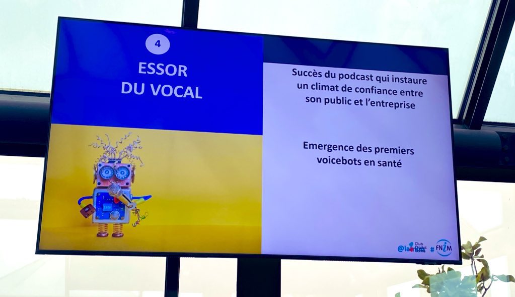 hcsmeufr's tweet photo. Partenariat #hcsmeufr x @lafnim

🚀Matinale #FNIM 
«Communication digitale en #santé : de la grande tendance à la vie réelle» 
 
Présentation des tendances en santé par Denise Silber @health20Paris  &amp; @rteston @hcsmeufr https://t.co/KYd3ZjShws