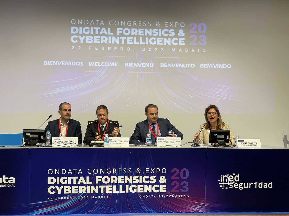 y_observatorio's tweet image. La cofundadora del @y_observatorio Ana Borredá modera el panel sobre criptomonedas, cómo se utilizan en cibercrimen y ciberterrorismo de la 4a. edición de #ondata