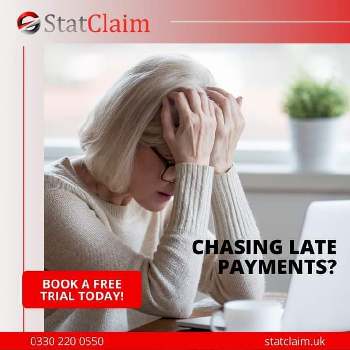 FREE LEGAL SERVICE for struggling companies 

CALL TODAY 330 220 0550 

Statclaim.uk 

We recover your unpaid invoices plus late payment compensation 

#invoicechasing #latepaymentcompensation 
#InvoiceManagement #LPC #statclaimuk #legal #legalservices #legaladvice