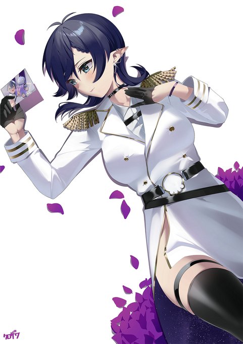 正裝姊姊💜
終於可以公開惹ヽ(=^・ω・^=)丿
ユイ為了Thirteen's Illustration 2022 Full Collection畫的封面ヽ(=^>ω<^=)丿
 #TT013Art

今年的fanart也已經累計15張了~再出一本應該不是問題ヽ(=^>ω・^=)丿(? 