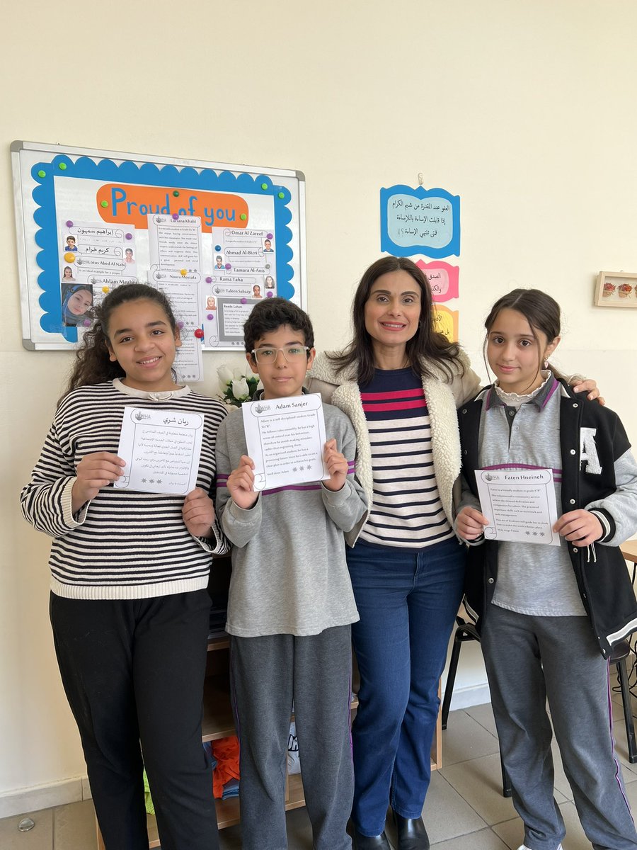 That’s how we cultivate positive attitude #good_behaviour #grade6 <a href="/makdawhaschool/">Makassed Dawha School</a>