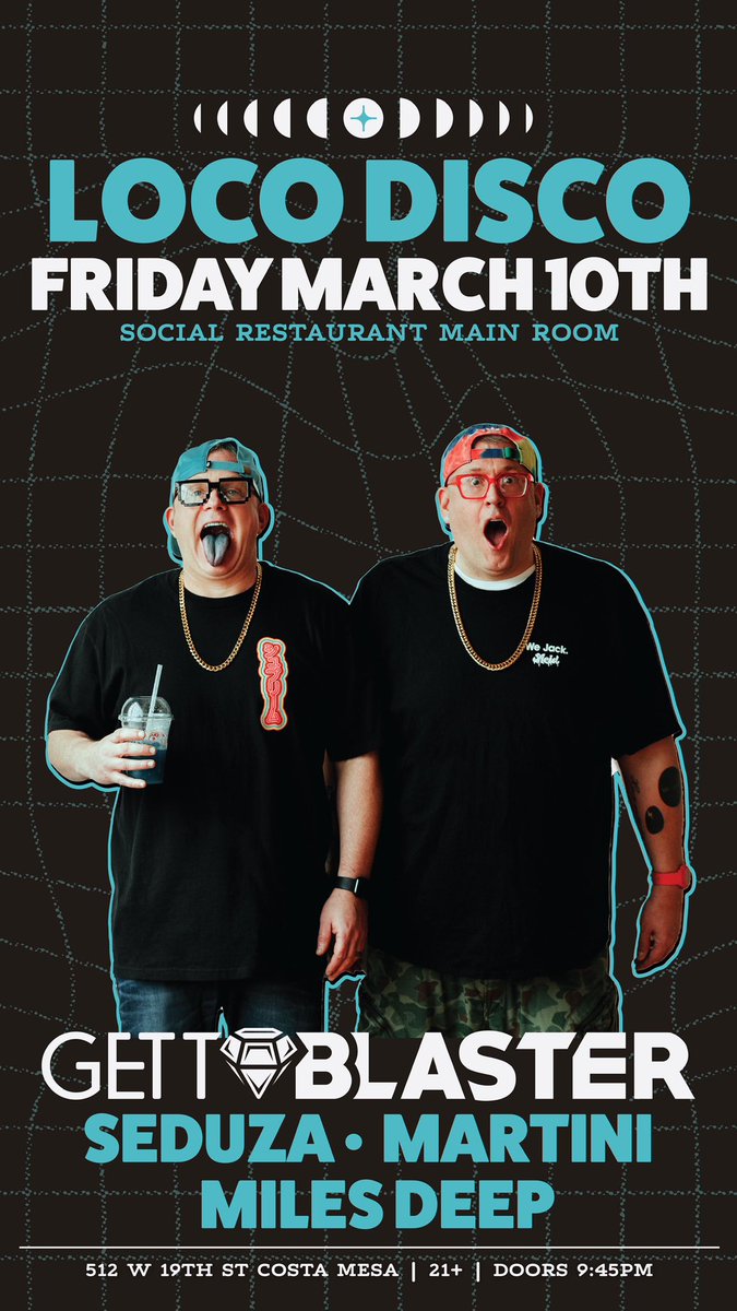 3 shows just announced🎈 

Fri 2/24 ???????? + Ceeda, <a href="/groovewithgil/">GiL</a> <a href="/rzndzmusic/">Ruben Navarro</a> 
Fri 3/3 <a href="/dj_jtj/">Jeff El Jefe</a> <a href="/donaldglaude/">Donald Glaude</a> + Kirros &amp; Zereticz
Fri 3/10 <a href="/GettoblasterDJ/">Gettoblaster</a> <a href="/djseduza/">𝖘 𝖊 𝖉 𝖚 𝖟 𝖆 🐍🐱</a> Martini &amp; Miles deep