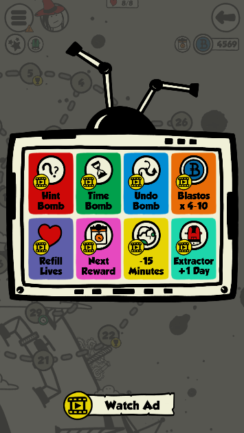 Thoughts on the new (in progress) Watch-Ad dialog?🌟

#indiedev #indiegames #blastomancer #madewithunity #android #mobile #puzzle #game #rogamedev