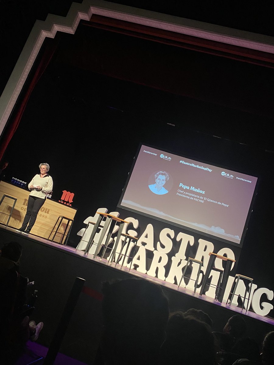 Sigamos siendo el país más rico del mundo.
by Pepa Muñoz <a href="/PepaMuoz8/">Qüenco de Pepa</a> propietaria del <a href="/QuencodePepa/">Rest. Qüenco de Pepa y tienda "La Huerta de Pepa"</a> y presidenta de <a href="/FACYRE/">FACYRE</a>
#GastromarketingDay