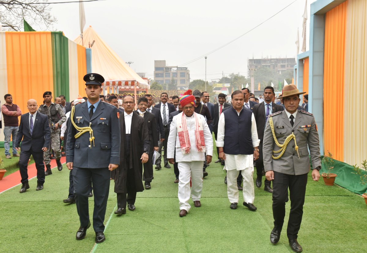 Gulab_kataria's tweet photo. It was an honour to take the oath of office as Governor of the beautiful State of Assam at a solemn ceremony conducted in Guwahati today. I have sworn to preserve the Indian Constitution and dedicate my life to serving and promoting the interests of the people of Assam https://t.co/IfOdYbec0g