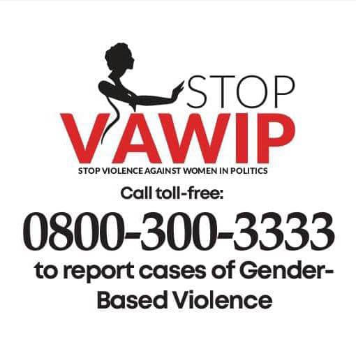 ghfngo's tweet photo. Are you in Ekiti or environment, please call to report violence against women in politics. All calls are free and BIGIF (CTRC) is on ground to help (0800-300-3333)
#stopvawip #nigeriadecides2023 https://t.co/NtVCvMVg2M