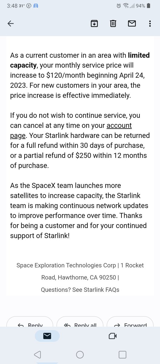 NortCain's tweet photo. @JosephCristina just got this email https://t.co/GHVmhYnatU