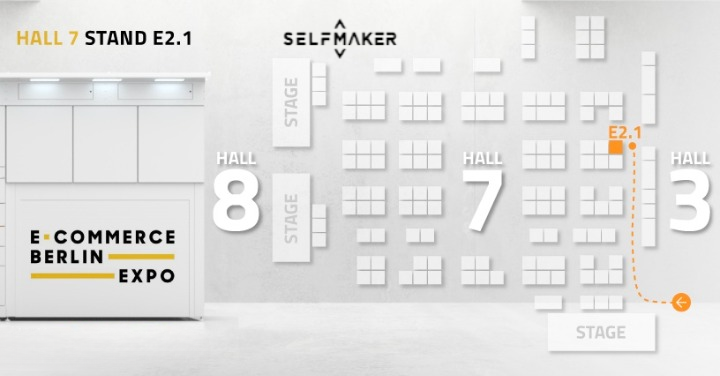 SelfMaker_Tech's tweet photo. We see you tomorrow (February 23) at the @ecommerceberlin Expo! ๐คฉ
You can find us at our stand E2.1 in Hall 7, where we will present to you, among other things, our #Selflockers in two versions #BIGSIZELocers & #Coolockers ๐ฆ, as well as the #Recycler recycling device! โป https://t.co/6xRupm92bB