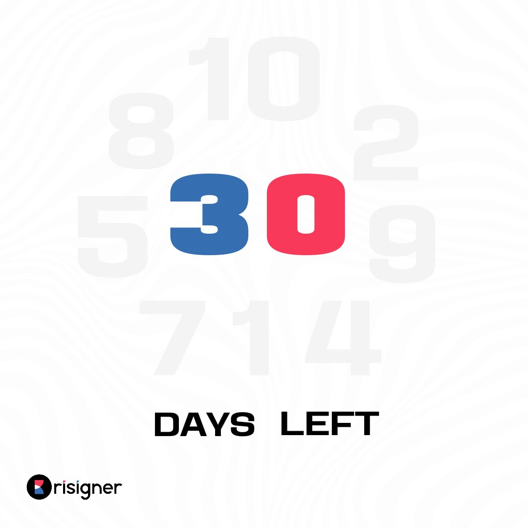30 days to go.✨ Something 
big is coming. And trust us, it's worth the hype.

#productlaunch #risgnerproductlaunch #launchingsoon 
#fashiondesigners #fashiontwt #productcommunity #FashionTech #ArtificialIntelligence #AI