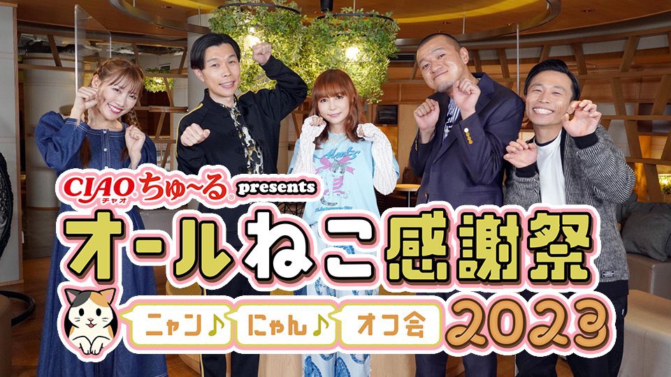 📣今日は#猫の日🐈✨ ＼ 本日18:59から、 「CIAOちゅ〜るpresents