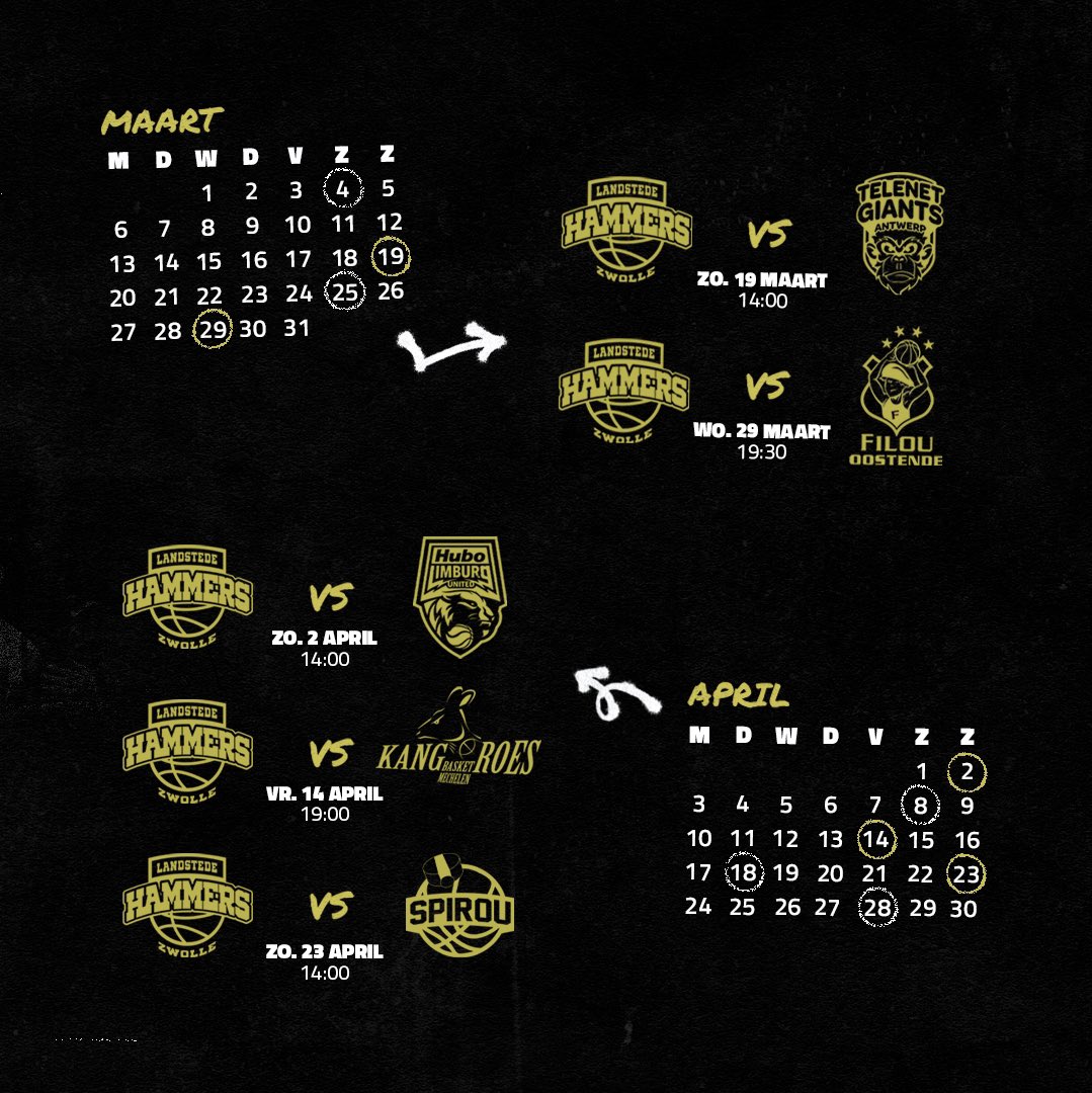 LandstedeBasket's tweet image. 🏀🔥 5 prachtige thuiswedstrijden tegen de top van België in ons @LandstedeSport.

Bestel je passe-partout en mis geen thuiswedstrijd! 

Ben jij erbij? 

🎟️ landstedehammers.nl/tickets

#bnxt #basketball #zwolle #passepartout