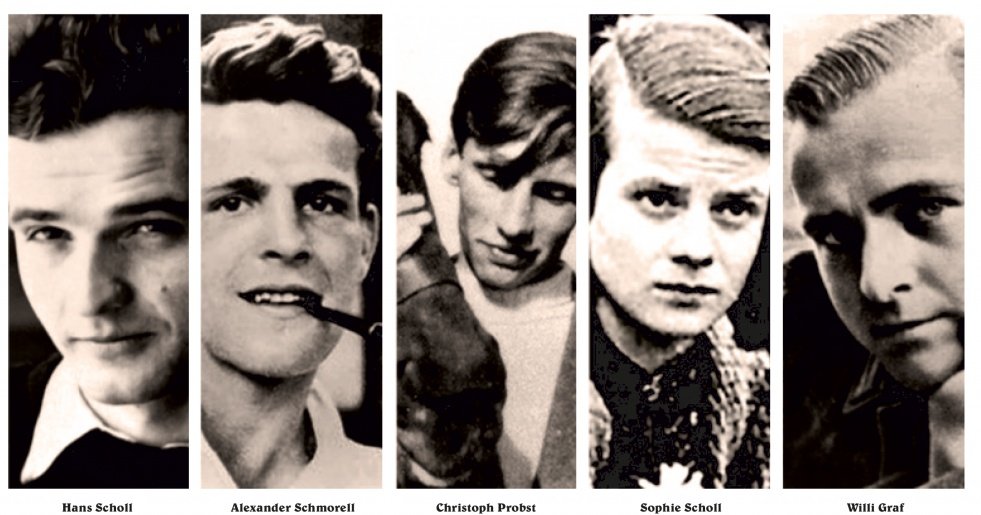 schondudel's tweet photo. Heute vor 80 Jahren wurden mit Hans & Sophie Scholl und Christoph Probst die ersten Mitglieder der #WeissenRose nach einem widerlichen Schauprozess hingerichtet.
Kein einziger #Querdenker kann diesen tapferen Menschen jemals das Wasser reichen.
#KeinVergessen
#FCKNZS
🥀 https://t.co/r9daL90Ye8