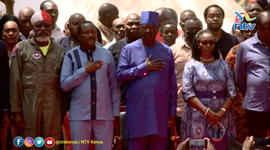 NTV Kenya on Twitter "Raila Odinga leads Azimio prayer meeting at