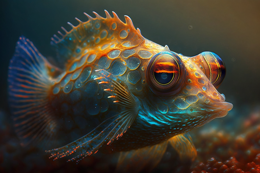 hrathnir7's tweet photo. #AIart #midjourney #closeup #macrolens
#littlecreature #Fish https://t.co/rpyI8w9DdD