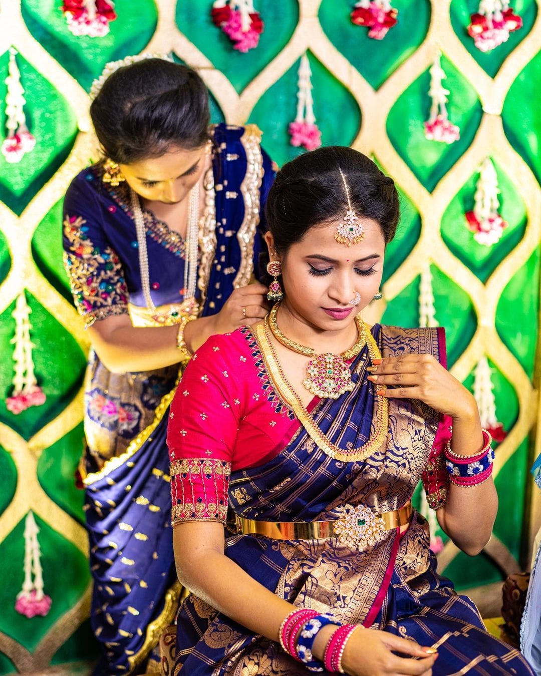 Kanchee Silk Sarees Royal Blue Bridal Colour | Kasthuribaicompany