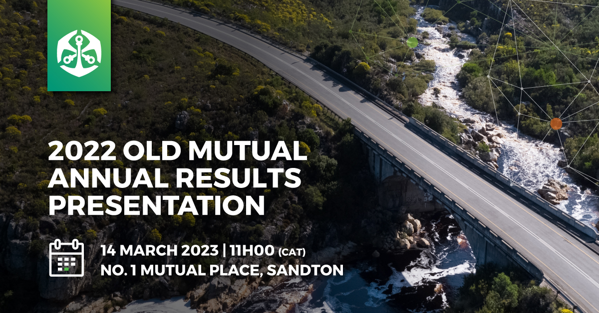 Old Mutual will share its 2022 Annual Results with the market on Tuesday 14 March. Register to join us for the online webinar here: om.eventpress.co.za/e/519 #OldMutual #OML22AnnualResults