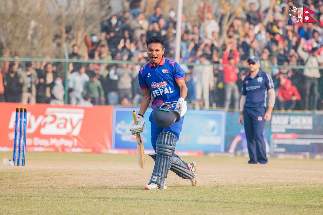 Cricket_TTB's tweet photo. Congratulations boys on an incredible series. The way you came together as a team, supporting each other and pushing yourselves to be the best you could be, was truly inspiring. We look forward to watching your continued success. #NepalCricket #CricketTwitter https://t.co/p5XbjHUPEv