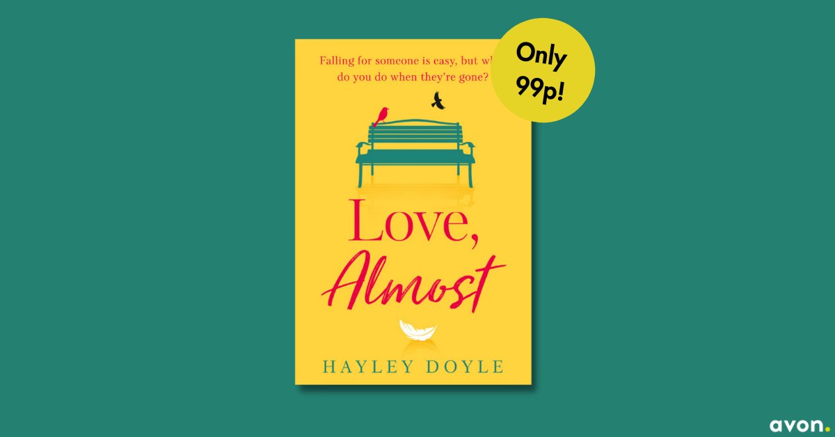 AvonBooksUK's tweet photo. ‘A beautiful read about life, love and loss – prepare to fall in love with these characters’ Woman’s Way

#LoveAlmost by @HayleyDWrites is just 99p!

Get yours here: https://t.co/ZGGu0t7Pts https://t.co/wgy7P2qXlw