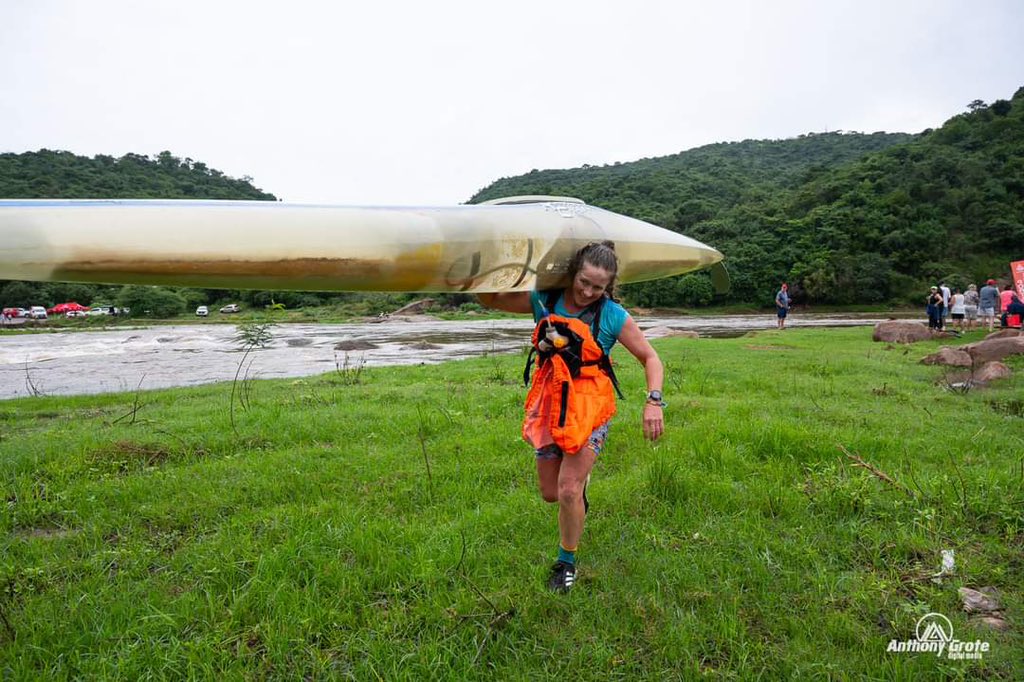 What a fun 3 days of racing with @DusiCanoe another one done and dusted, great company, big water, portaging for days, 5th place Ladies, happy as can be :-) #dusivalley #riverpaddling #thisisafrica